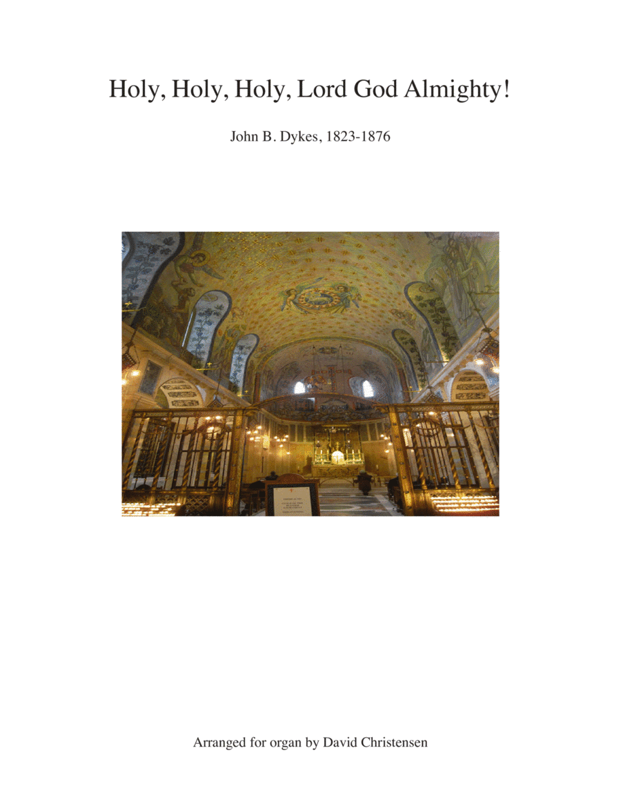 Holy, Holy, Holy, Lord God Almighty (arr. David Christensen)