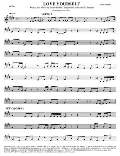 Love Yourself (arr. Jorge Juárez)