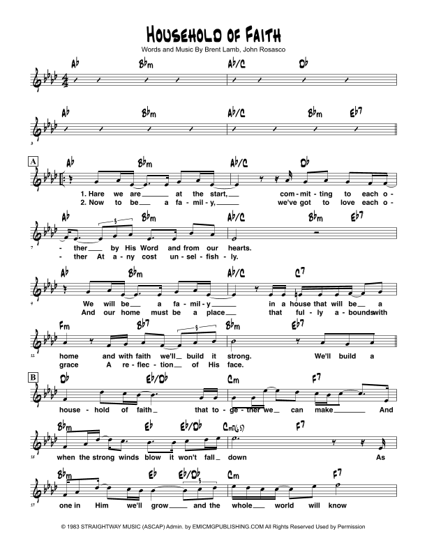 Household Of Faith (arr. Brian Kim)