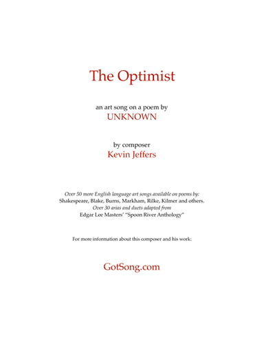 The Optimist