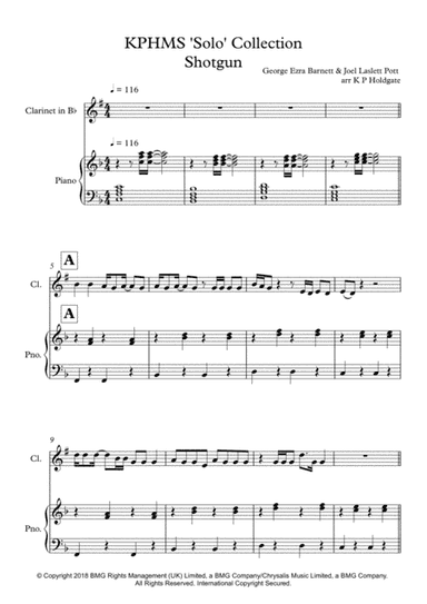Shotgun (arr. Kevin P Holdgate)