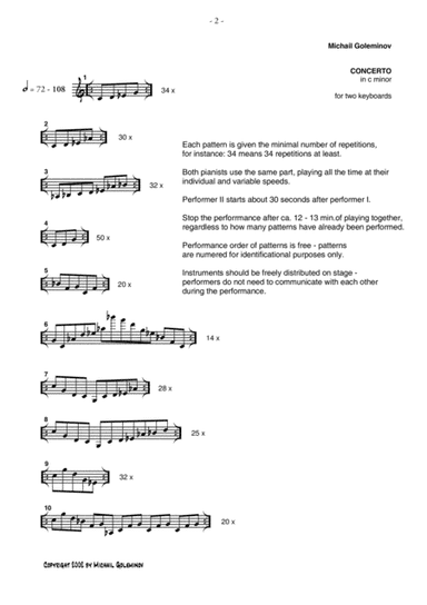 Concerto in c minor for two pianos
