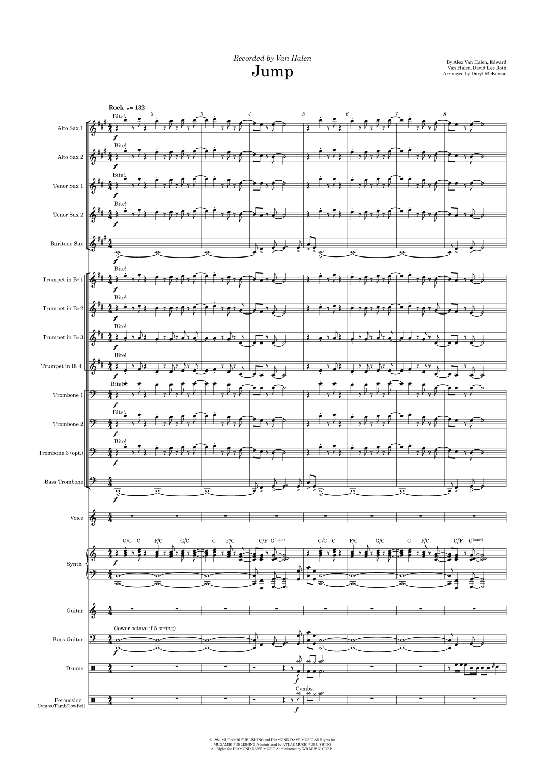 Jump (arr. Daryl McKenzie)