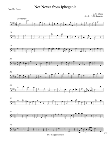 Not Never from Iphegenia (arr. Nick Lacanski)