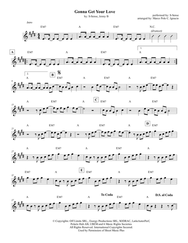 Gonna Get Your Love (arr. Marco Polo C. Ignacio)