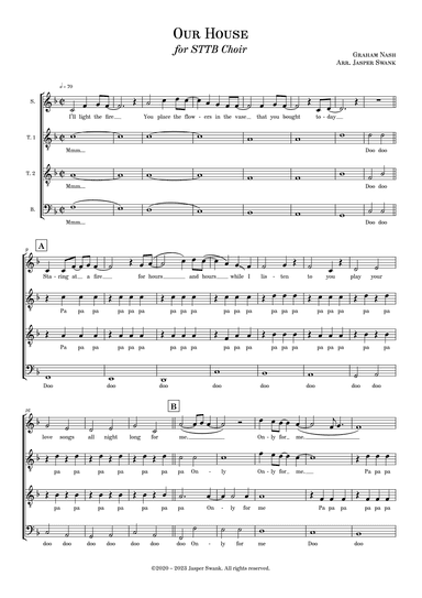 Our House (arr. Jasper Swank)