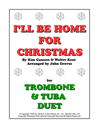 I'll Be Home For Christmas (arr. John Groves)
