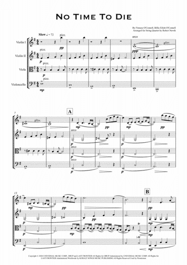 No Time To Die (arr. Robert Newth)