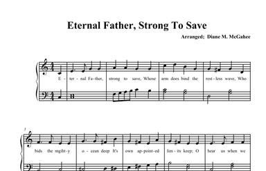 Eternal Father, Strong To Save (arr. Arranged by Diane M. McGahee)