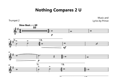 Nothing Compares 2 U (arr. David Lartey)