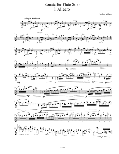 Sonata for Solo Flute