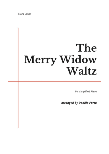 F. Lehar - The Merry Widow Waltz - Piano Easy (arr. Danillo Porto)