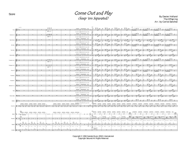Come Out And Play (keep 'em Separated) (arr. Carlos Sanchez)