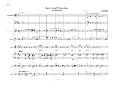 Quiet Nights Of Quiet Stars (Corcovado) (arr. Dean Mounts)