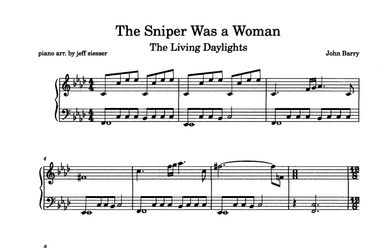 The Sniper Was A Woman (arr. jeff siesser)
