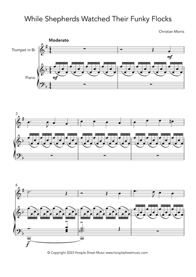 While Shepherds Watched Their Funky Flocks (arr. Christian Morris)
