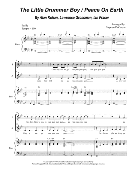 Peace On Earth (arr. Stephen DeCesare)