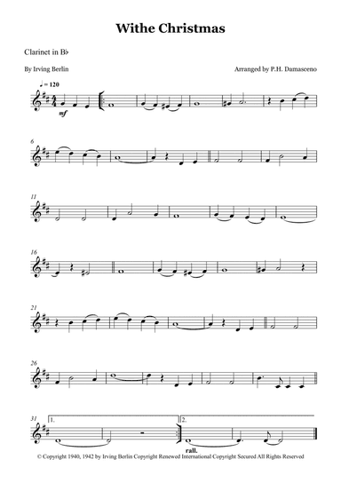 White Christmas (arr. P.H. Damasceno)