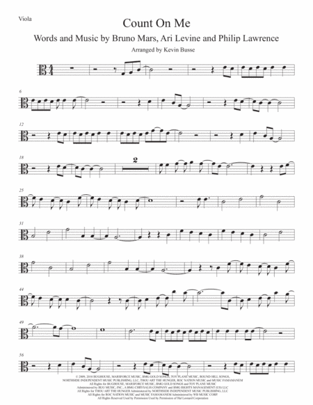 Count On Me (arr. Kevin Busse)