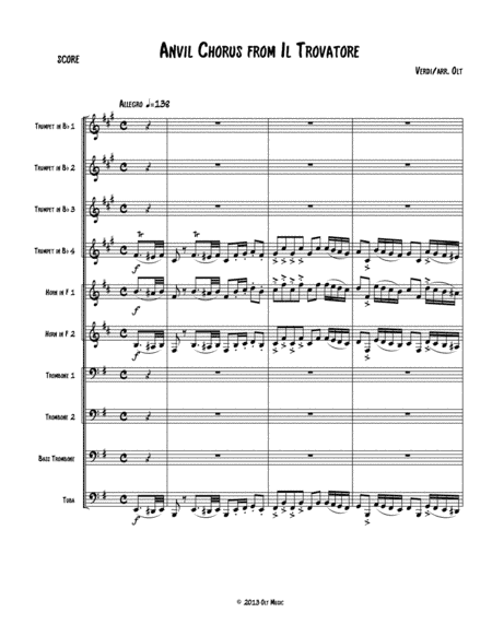 Anvil Chorus from Il Trovatore (arr. Tim Olt)