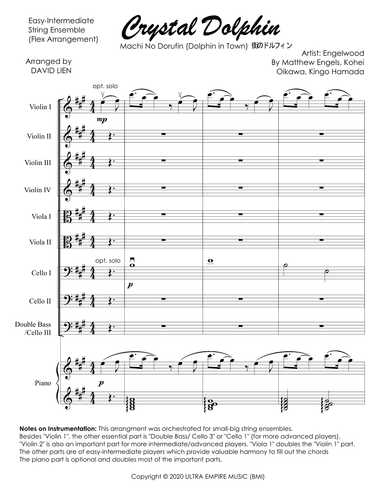 Crystal Dolphin (arr. David Lien)