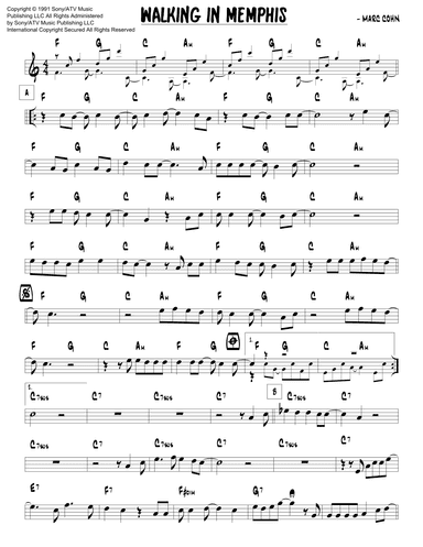 Walking In Memphis (arr. Joseph Hasper)