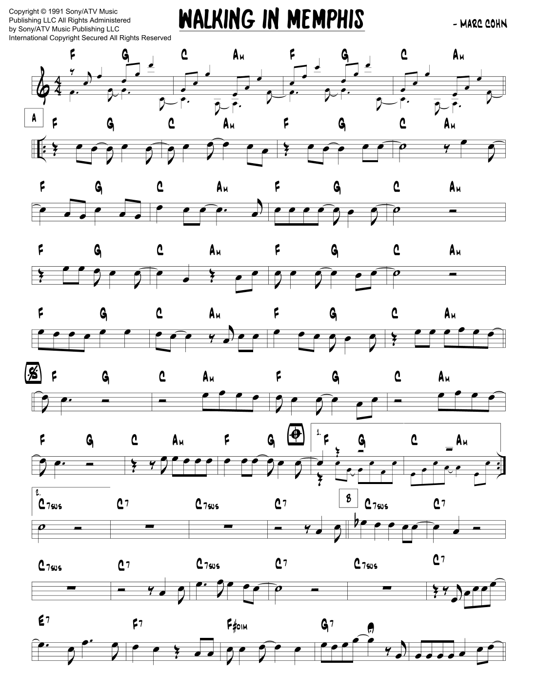 Walking In Memphis (arr. Joseph Hasper)