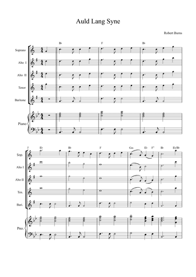 Auld Lang Syne (arr. Alex Nunes Rodrigues)