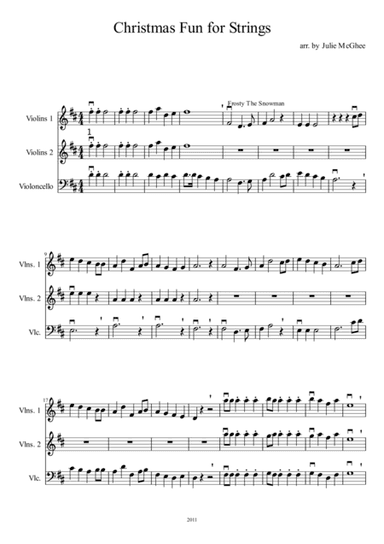 Christmas Fun for Strings (arr. Julie McGhee)