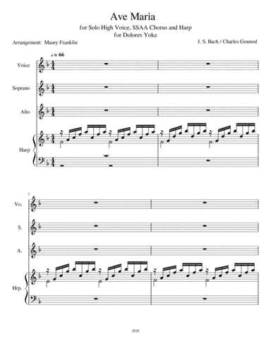 Ave Maria (arr. Maury Franklin)