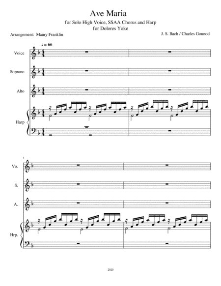 Ave Maria (arr. Maury Franklin)