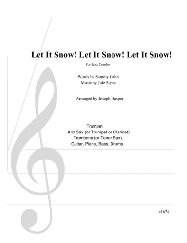 Let It Snow! Let It Snow! Let It Snow! (arr. Joseph Hasper)