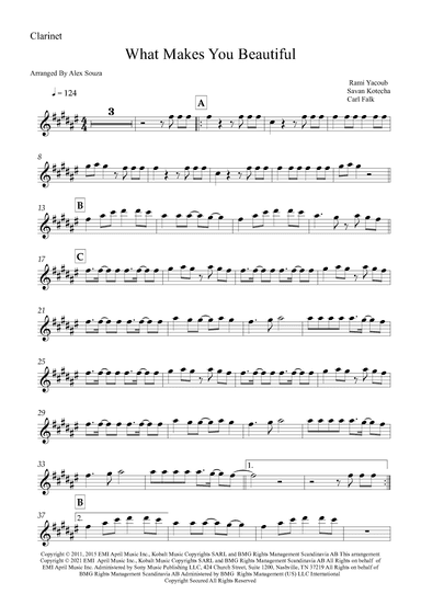 What Makes You Beautiful (arr. Alex Souza)