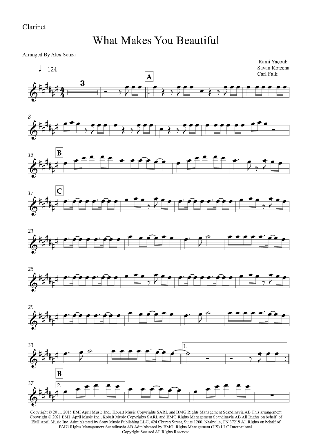 What Makes You Beautiful (arr. Alex Souza)