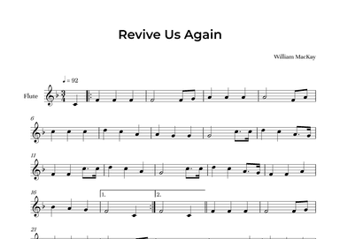 Revive Us Again (arr. Alliance Edition)