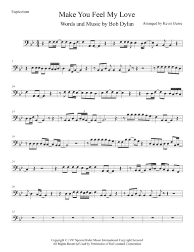 Make You Feel My Love (arr. Kevin Busse)