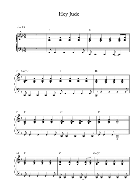 Hey Jude (arr. Pineapplechord)