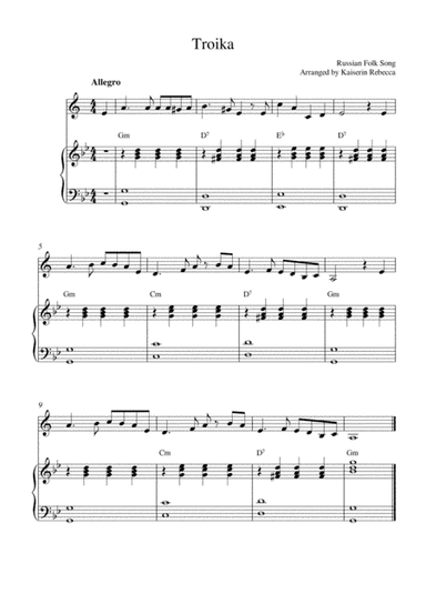 Troika (arr. Kaiserin Rebecca)