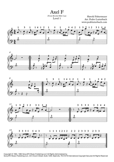 Axel F (arr. Pedro Lutterbach)