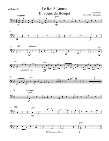 Le Roi S'Amuse Scene du bouquet (arr. Nick Lacanski)