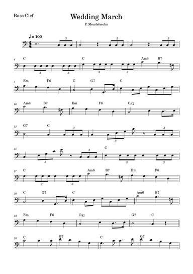 Wedding March (arr. Fabio Eduardo de Oliveira)