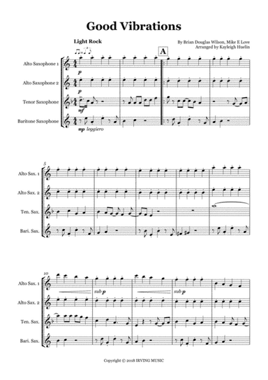 Good Vibrations (arr. Kayleigh Huelin)