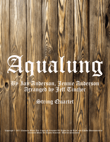 Aqualung (arr. Jeff Tincher)