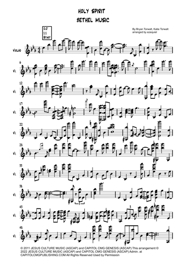 Holy Spirit (arr. by Ezequiel zeferino edição)
