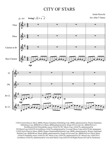 City Of Stars (arr. John T Sarno)