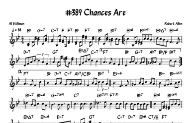 Chances Are (arr. arr. by John Fries)