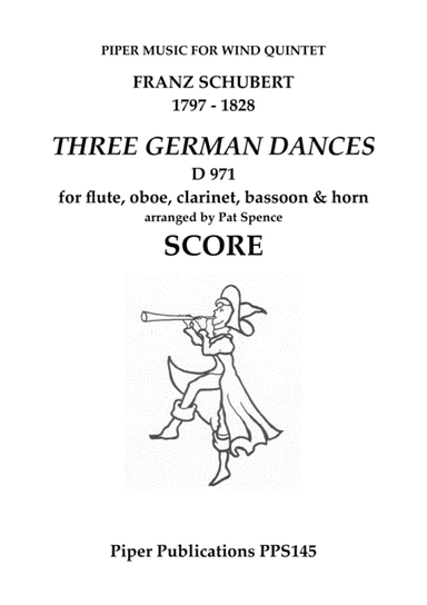 SCHUBERT THREE GERMAN DANCES D. 971 (arr. Pat Spence)