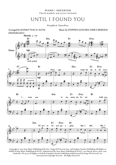 Until I Found You (arr. Danilo "Daca" Alves)