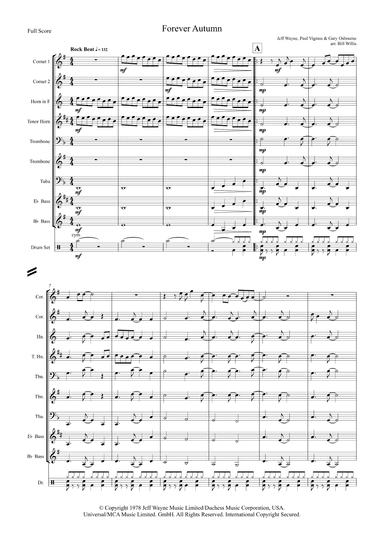 Forever Autumn (arr. Bill Willis)