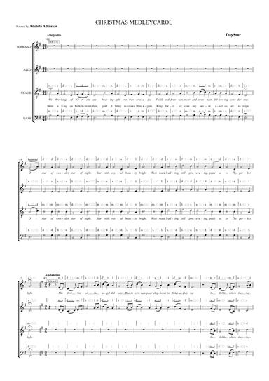 Christmas Carol Medley (arr. Daystar)